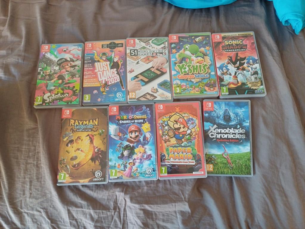 Nintendo Switch Games - Diverse Collectie (9 stuks), Spelcomputers en Games, Games | Nintendo Switch, Overige genres, Ophalen of Verzenden