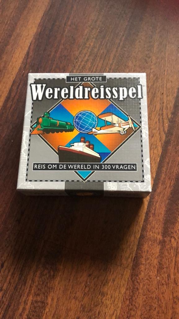 wereldreis spel, Hobby en Vrije tijd, Gezelschapsspellen | Bordspellen, Ophalen of Verzenden, Gebruikt