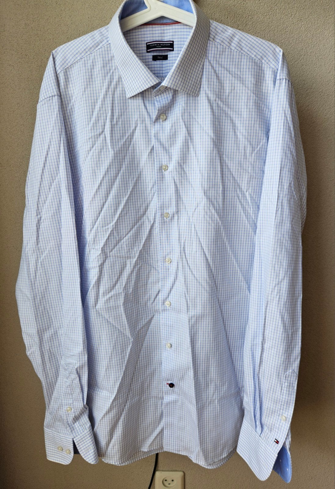 Nieuw blauw geruit Tommy Hilfiger overhemd, maat XXL, Kleding | Heren, Overhemden, Blauw, Tommy Hilfiger, Nieuw, Ophalen of Verzenden