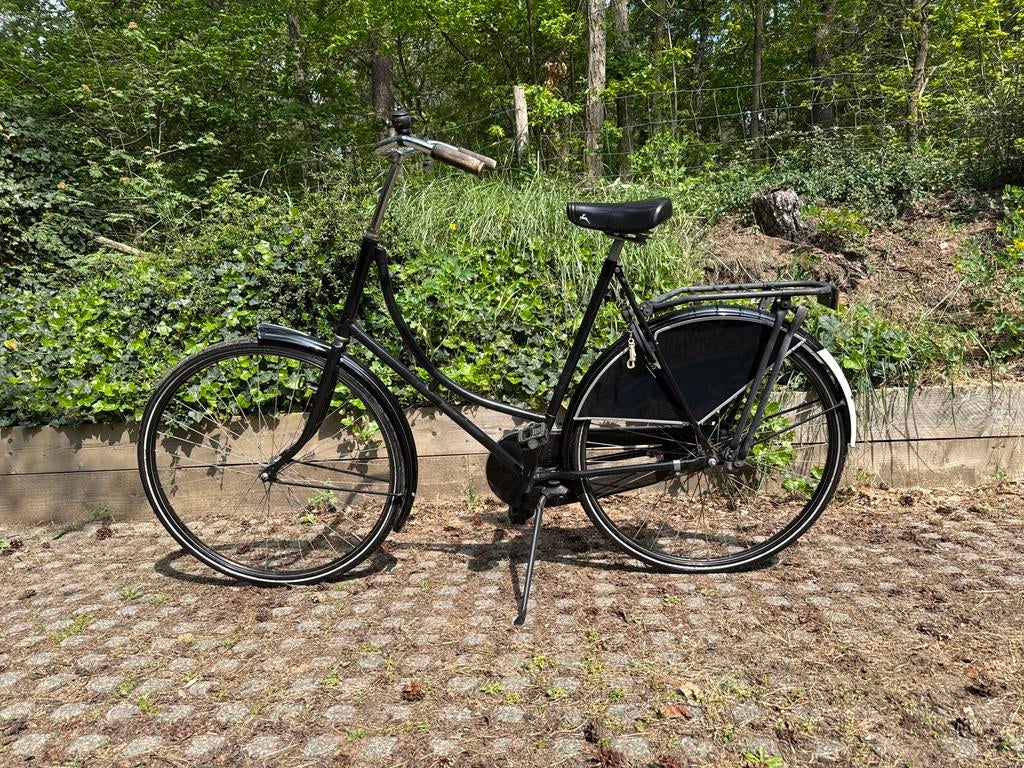 Vintage omafiets 28 inch - Klassiek en betrouwbaar, 53 tot 56 cm, Ophalen, Gebruikt, Terugtraprem