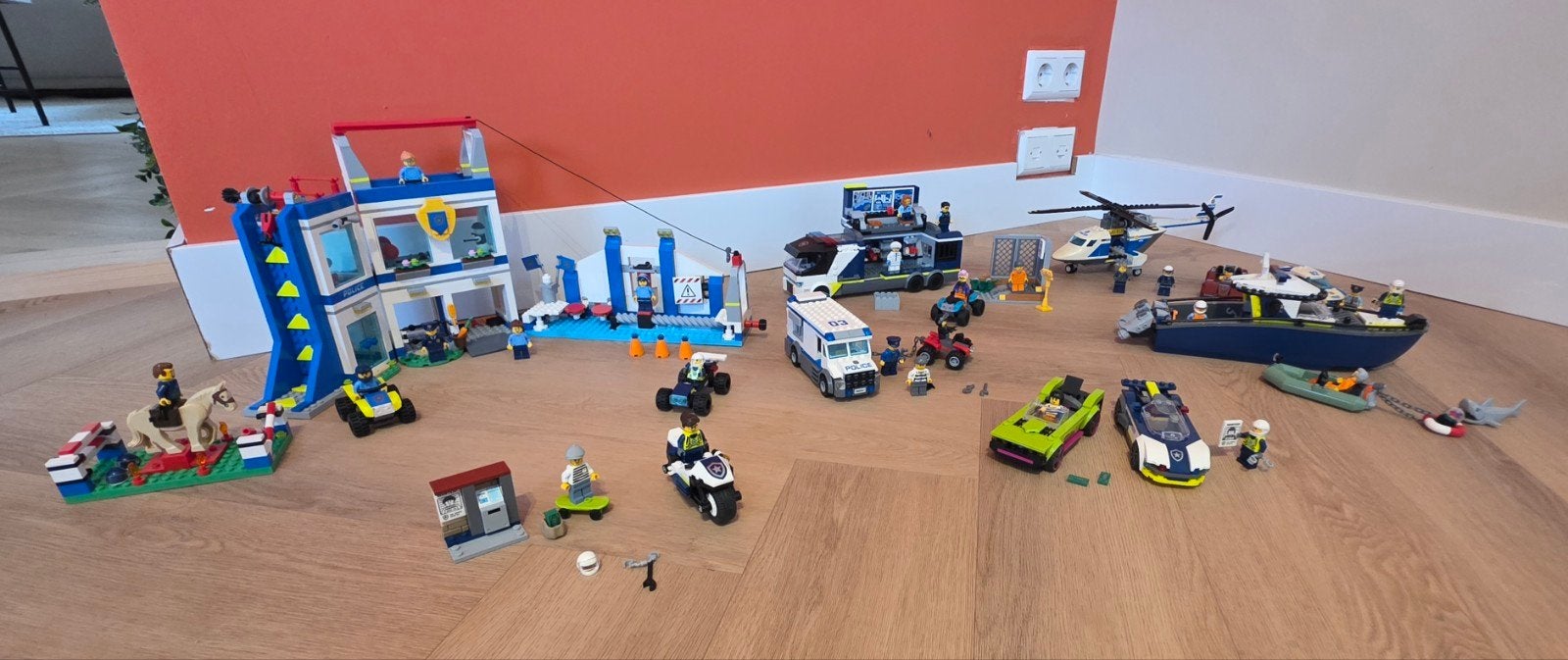Grote collectie LEGO City Politie sets met handleidingen, Ophalen of Verzenden, Zo goed als nieuw, Overige merken