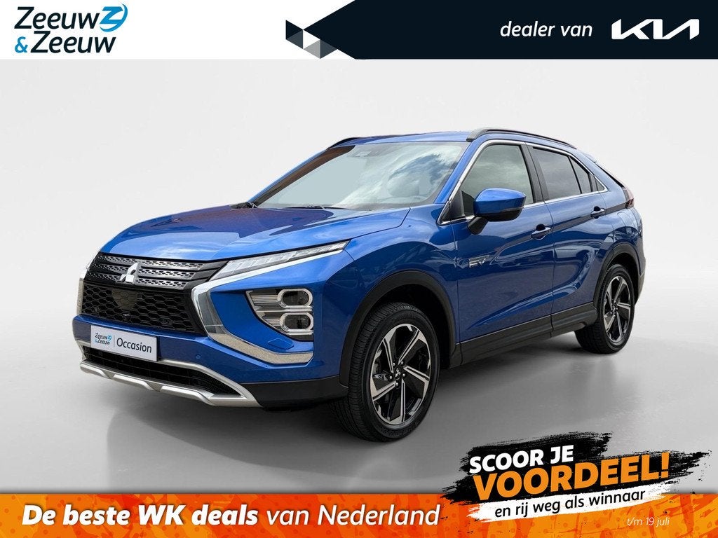 Mitsubishi Eclipse Cross 2.4 PHEV Intense+ | Stoel- en stuur, Auto's, Mitsubishi, Bedrijf, Te koop, Eclipse Cross, 4x4, ABS, Achteruitrijcamera