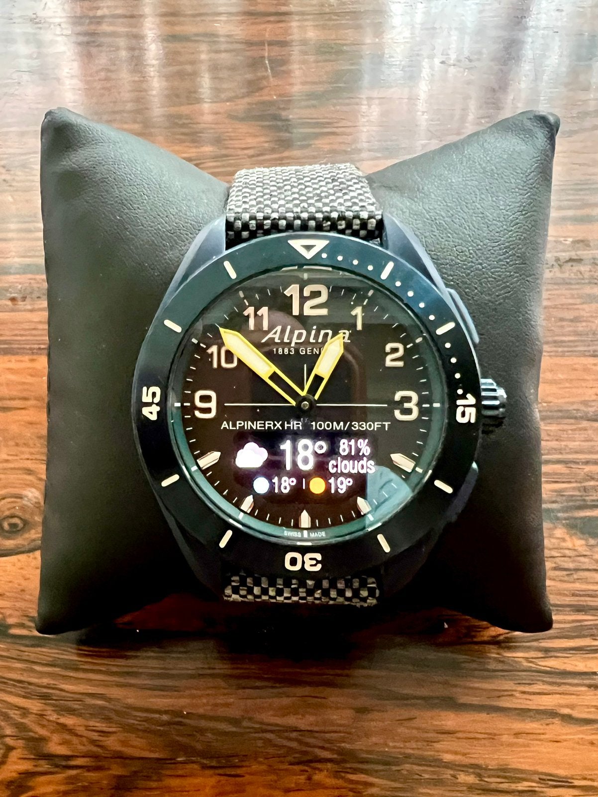 Alpina Alpiner X Alive custom sport horloge / smart watch, Overige merken, Kunststof, Polshorloge, Ophalen of Verzenden