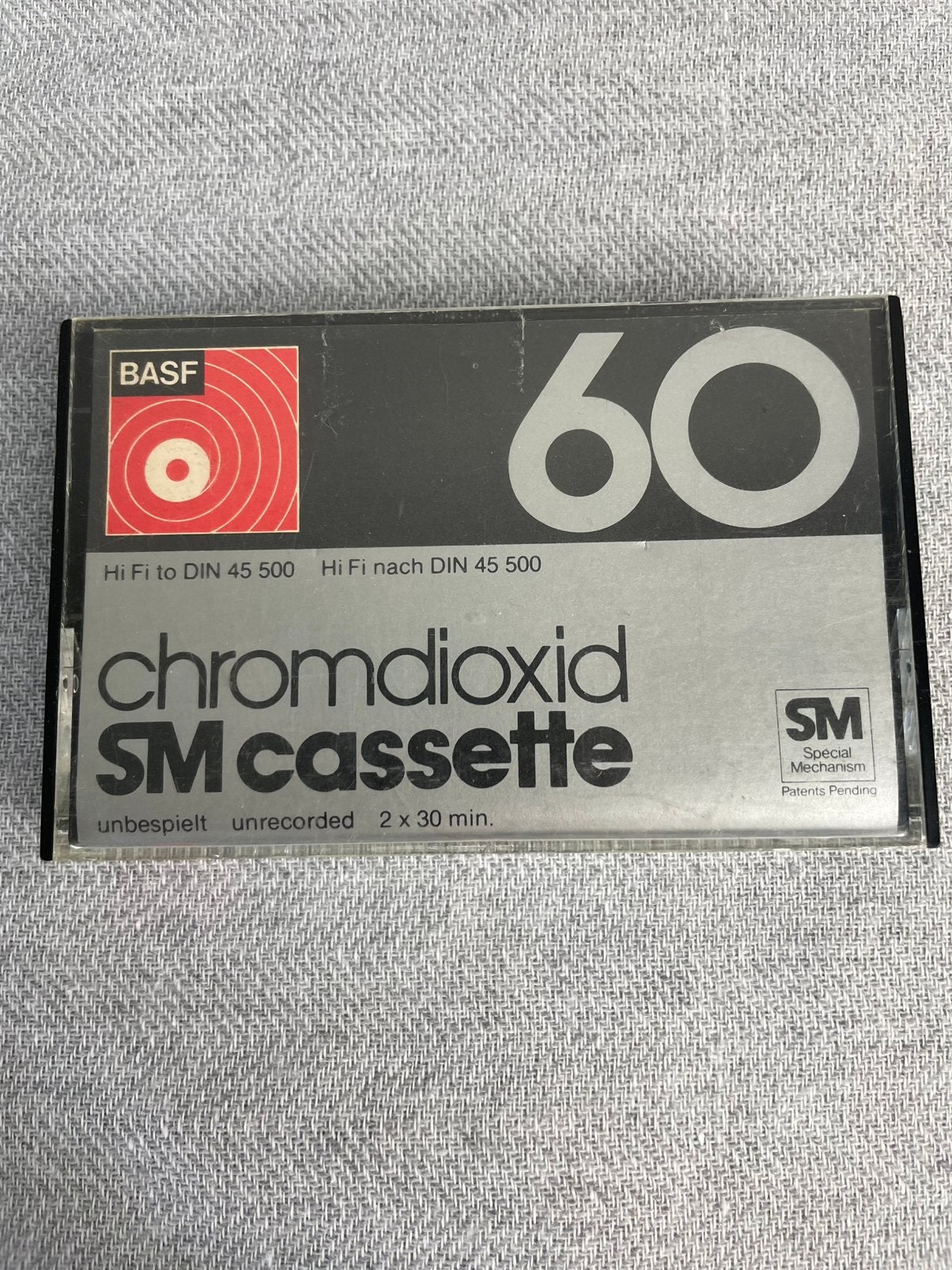 Basf chromdioxid SM 60, Ophalen of Verzenden, Gebruikt, Overige genres, 1 bandje
