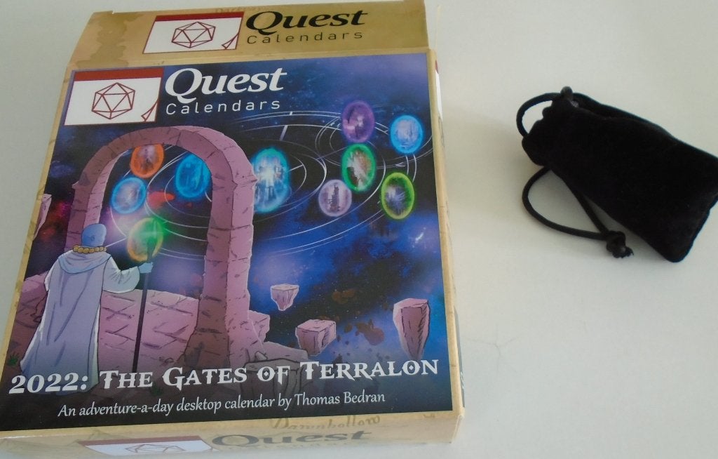 board game Quest Calendar 2022, Hobby en Vrije tijd, Ophalen of Verzenden, Zo goed als nieuw