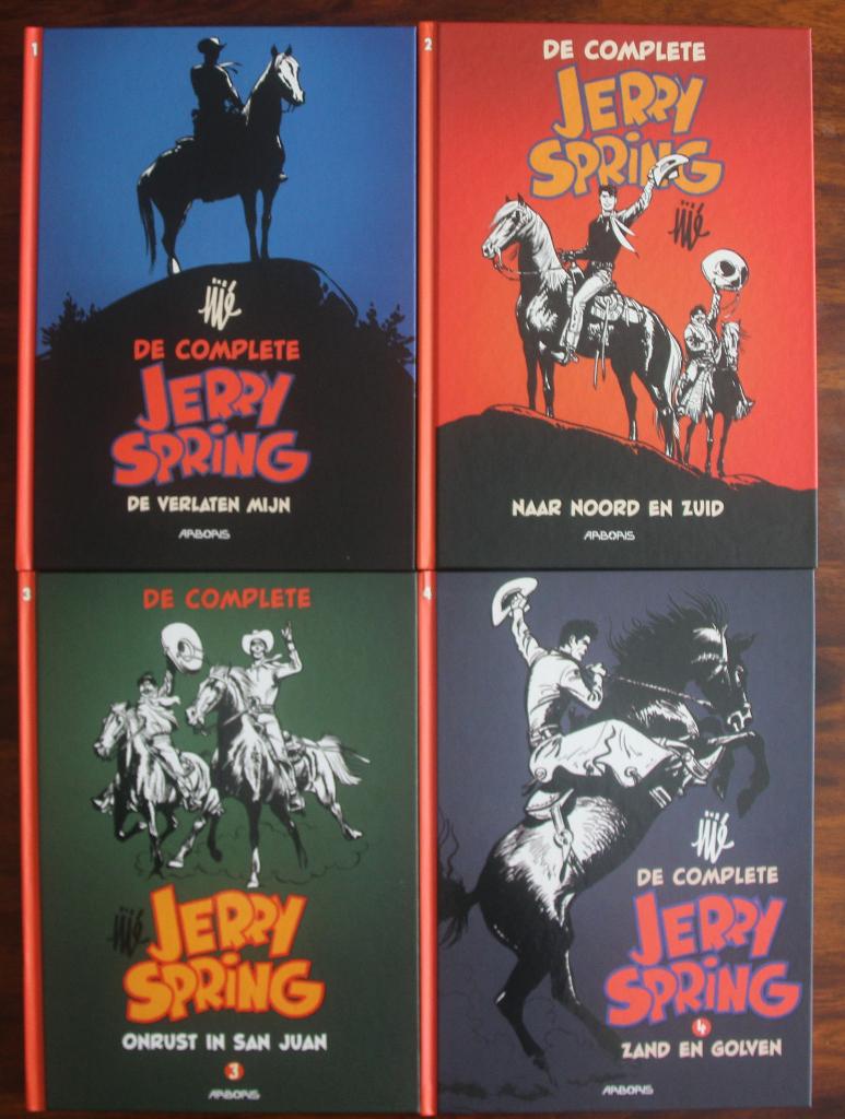 JERRY SPRING INTEGRAAL HC de delen 1 t/m 4 nieuwstaat (, Meerdere stripboeken, Ophalen of Verzenden, Zo goed als nieuw