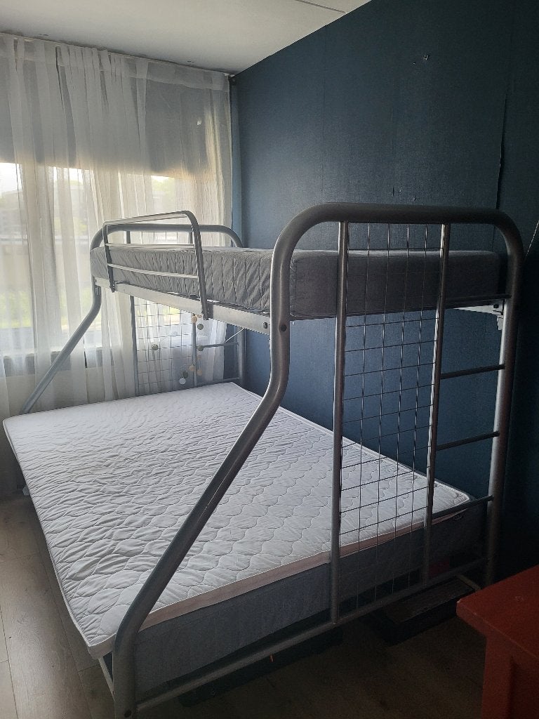 3 persoons stapelbed, Huis en Inrichting, Slaapkamer | Stapelbedden en Hoogslapers, Ophalen, Gebruikt, 90 cm, Minder dan 160 cm