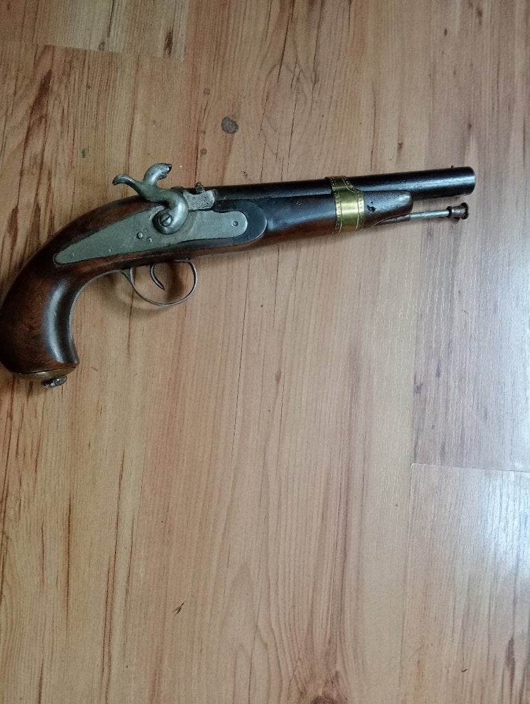 Percussie Pistool in goede Staat, Ophalen of Verzenden, Landmacht, Nederland