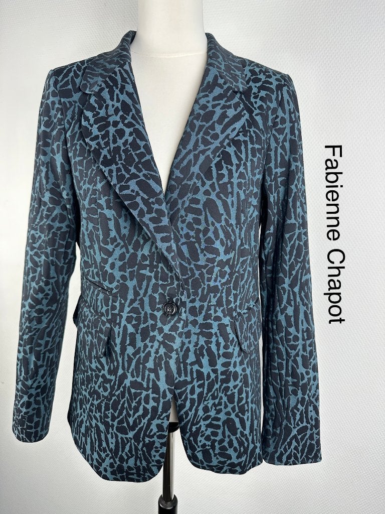 Fabienne Chapot Blazer  (mt: 40) 18,2/223, Maat 38/40 (M), Ophalen of Verzenden, Zo goed als nieuw, Groen