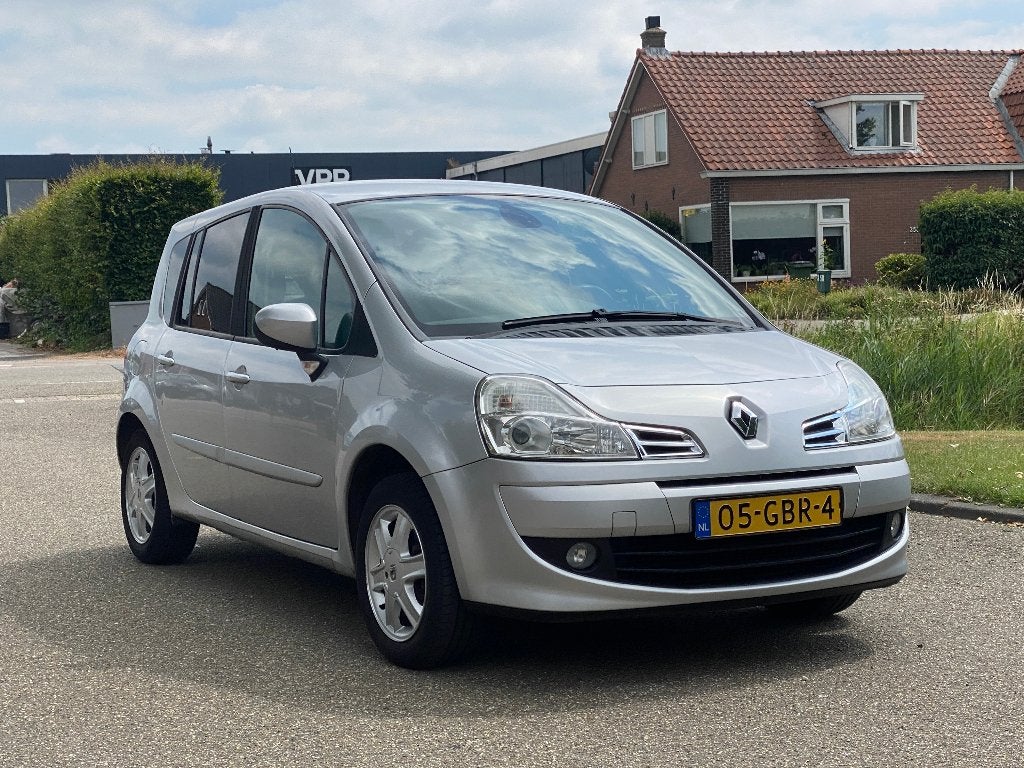 Renault Grand Modus 1.2 TCE 2008 Grijs 125149 Km Nap, Auto's, Voorwielaandrijving, 4 cilinders, 100 pk, Origineel Nederlands