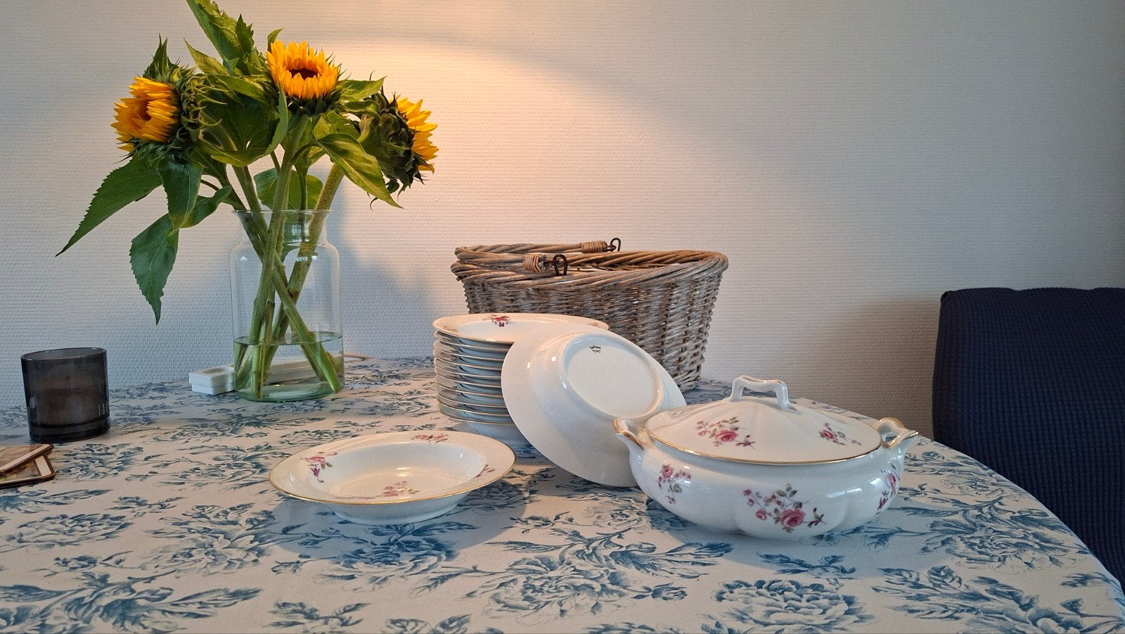 14-delig Frans dessert servies van Haviland France, Ophalen