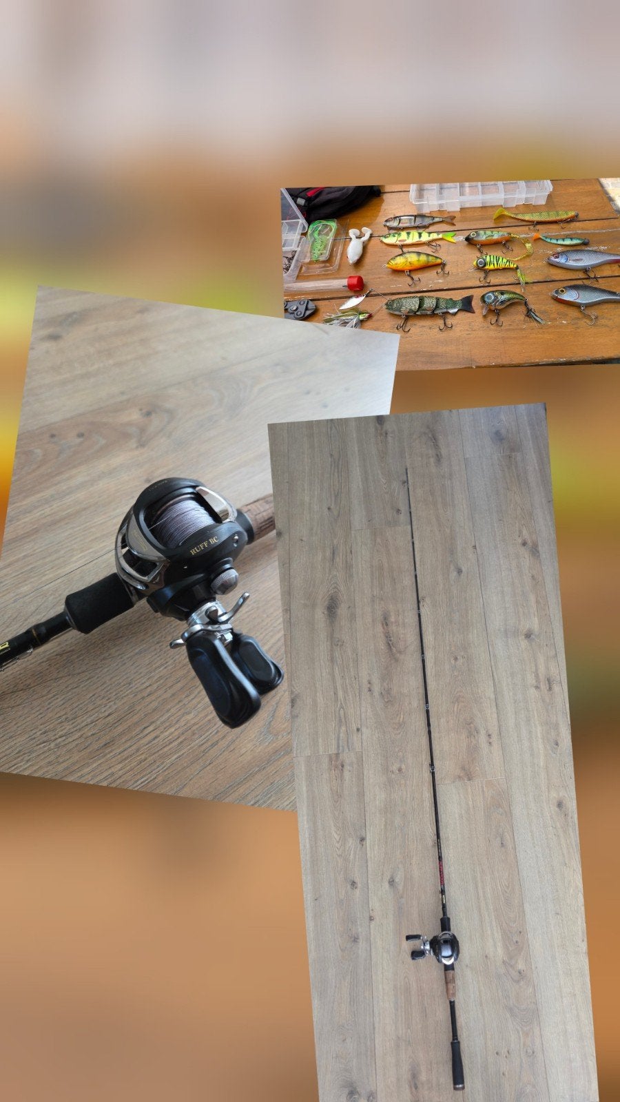 Complete Spro baitcaster roofvisset + kunstaas & asseccoires, Ophalen, Gebruikt, Complete hengel