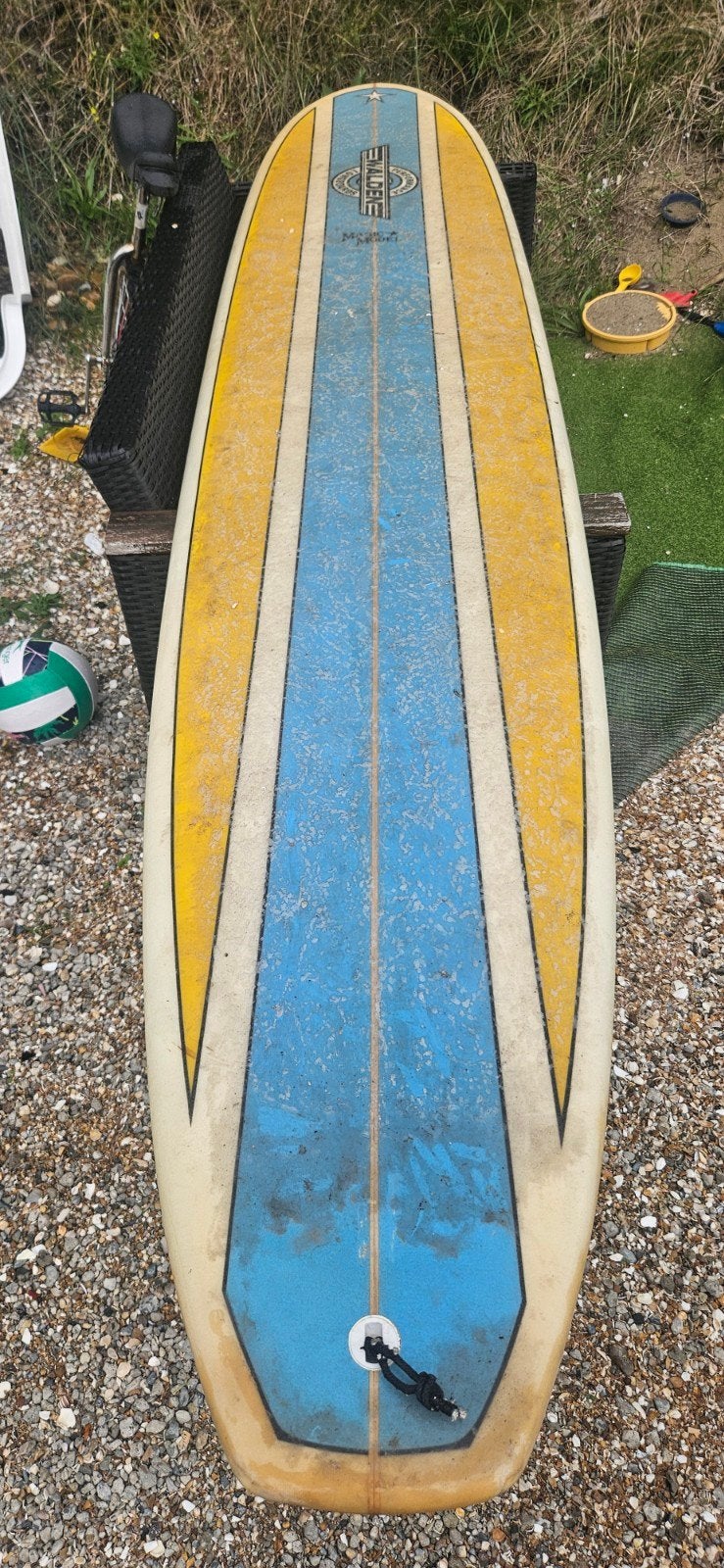 Walden Magic Model Longboard 9'6 - Gerepareerd met zachte pl, Watersport en Boten, Golfsurfen, Ophalen, Gebruikt, Longboard