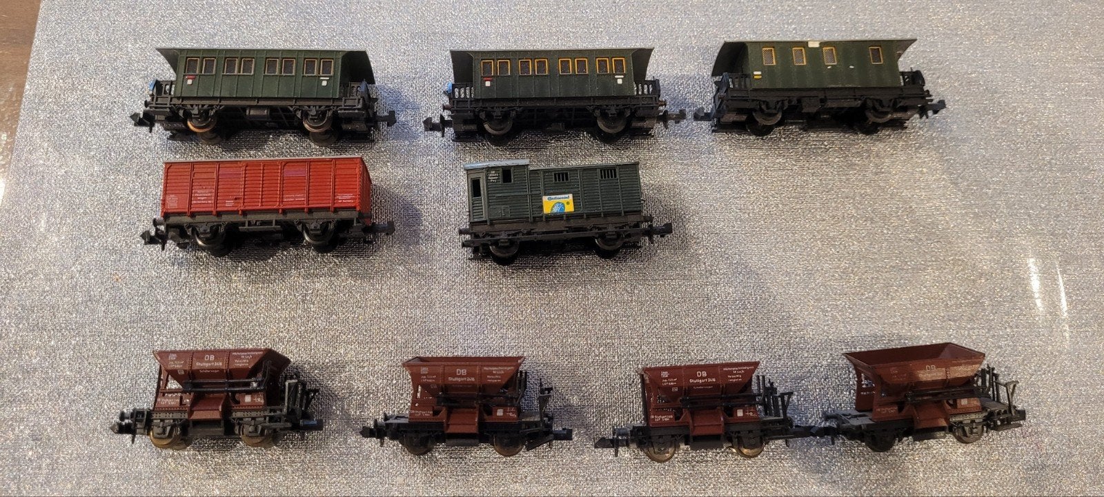 Partij modelspoorwagons: goederen- en passagierswagons, Hobby en Vrije tijd, Ophalen of Verzenden, Gebruikt, Gelijkstroom, Overige merken