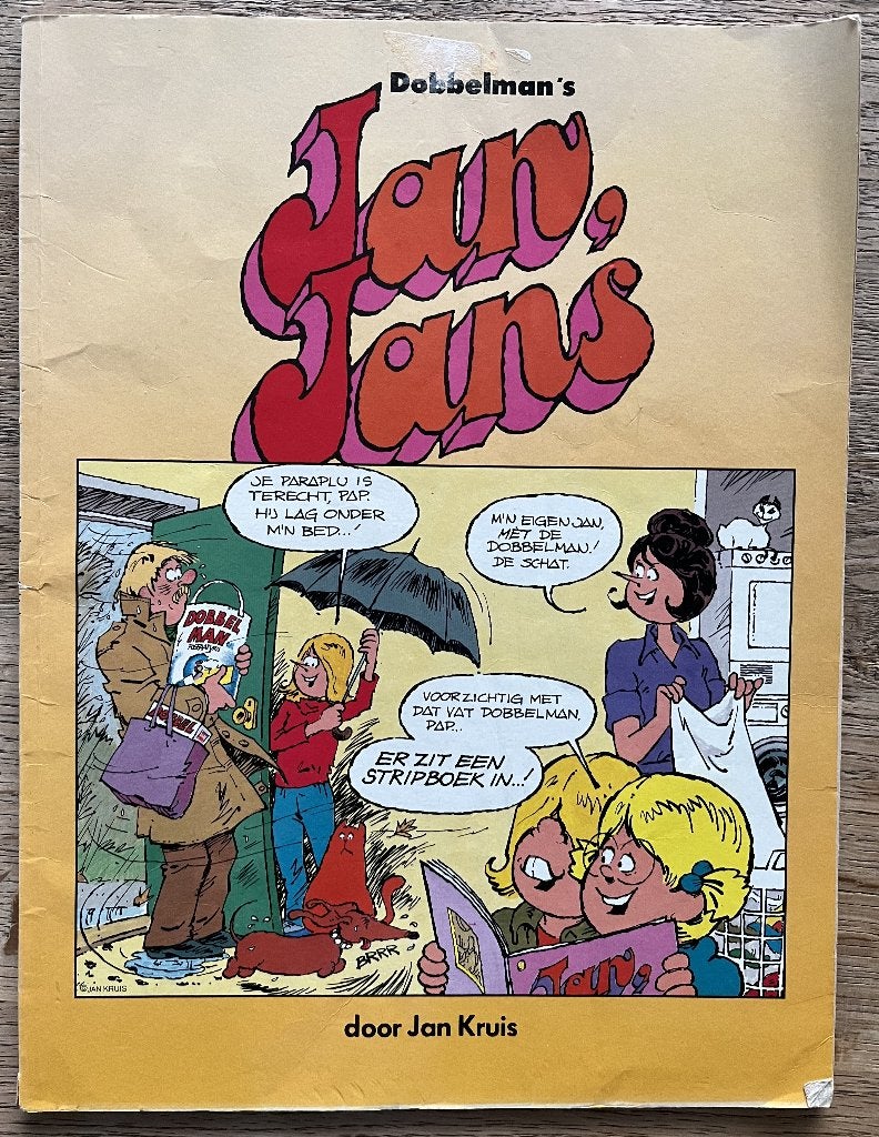 Jan, Jans en de kinderen - Jan Kruis, Eén stripboek, Ophalen of Verzenden, Gelezen, Jan Kruis