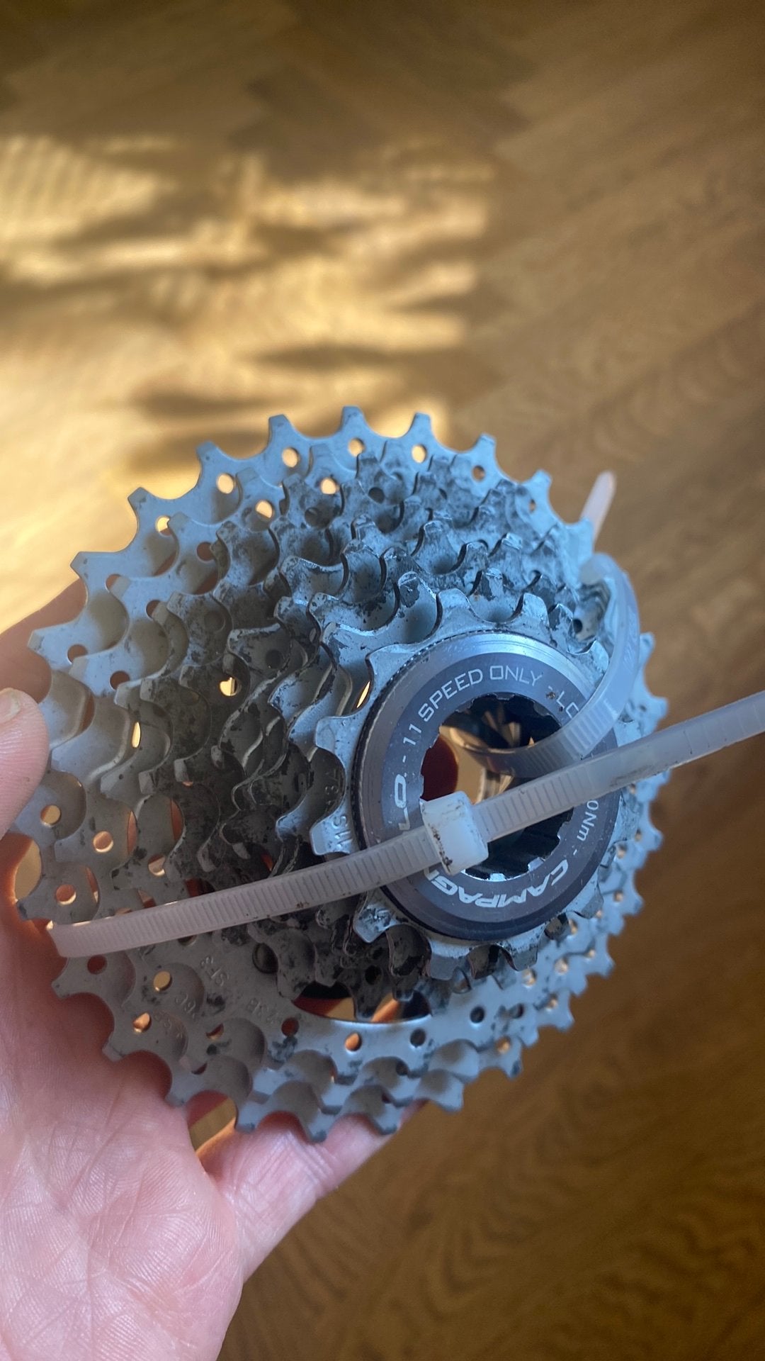 Campagnolo Chrorus cassette zgan 11 speed, Ophalen of Verzenden, Zo goed als nieuw
