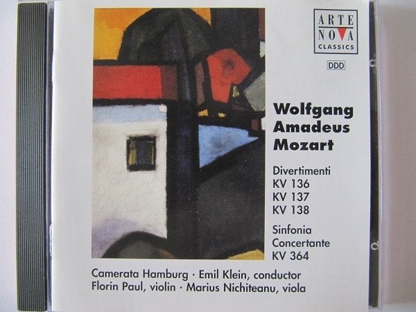 Mozart - Divertimento KV 136,137,138 Sinfonia Concert KV364, Kamermuziek, Mozart, Ophalen of Verzenden, Zo goed als nieuw