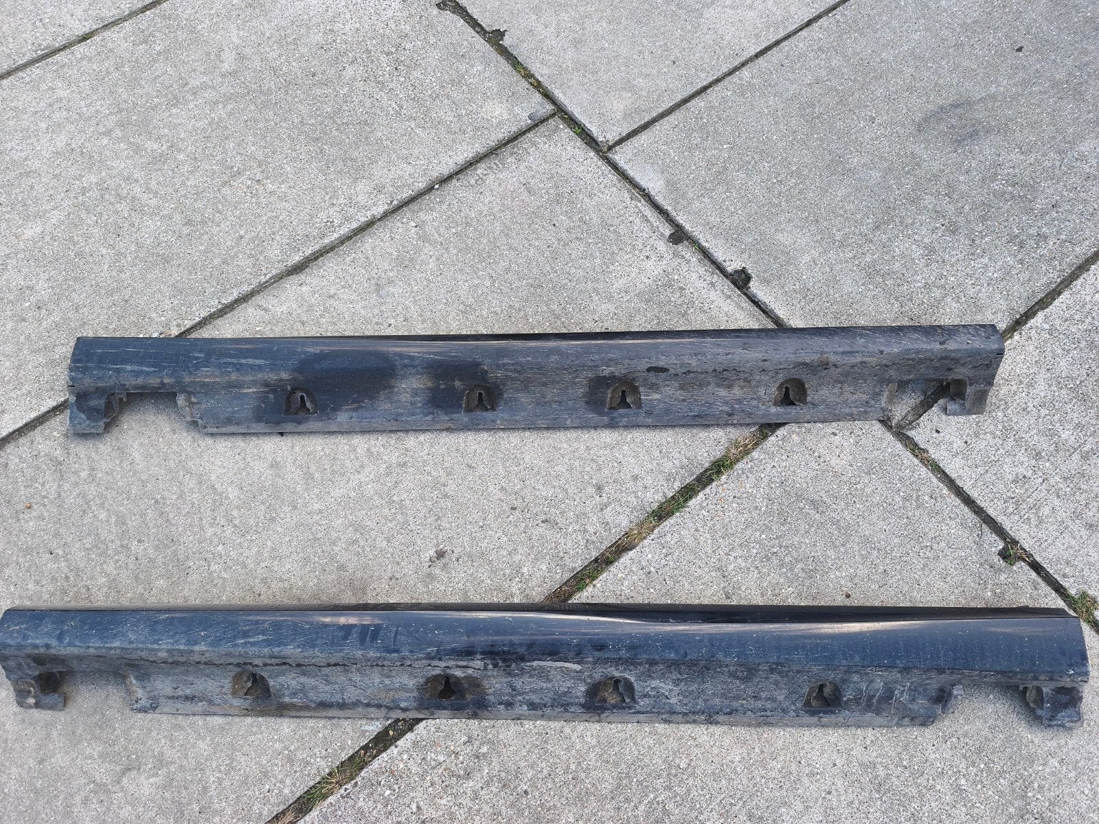 Dorpelbeschermers set Mercedes ML w166, Ophalen of Verzenden, Gebruikt, Links, Universele onderdelen