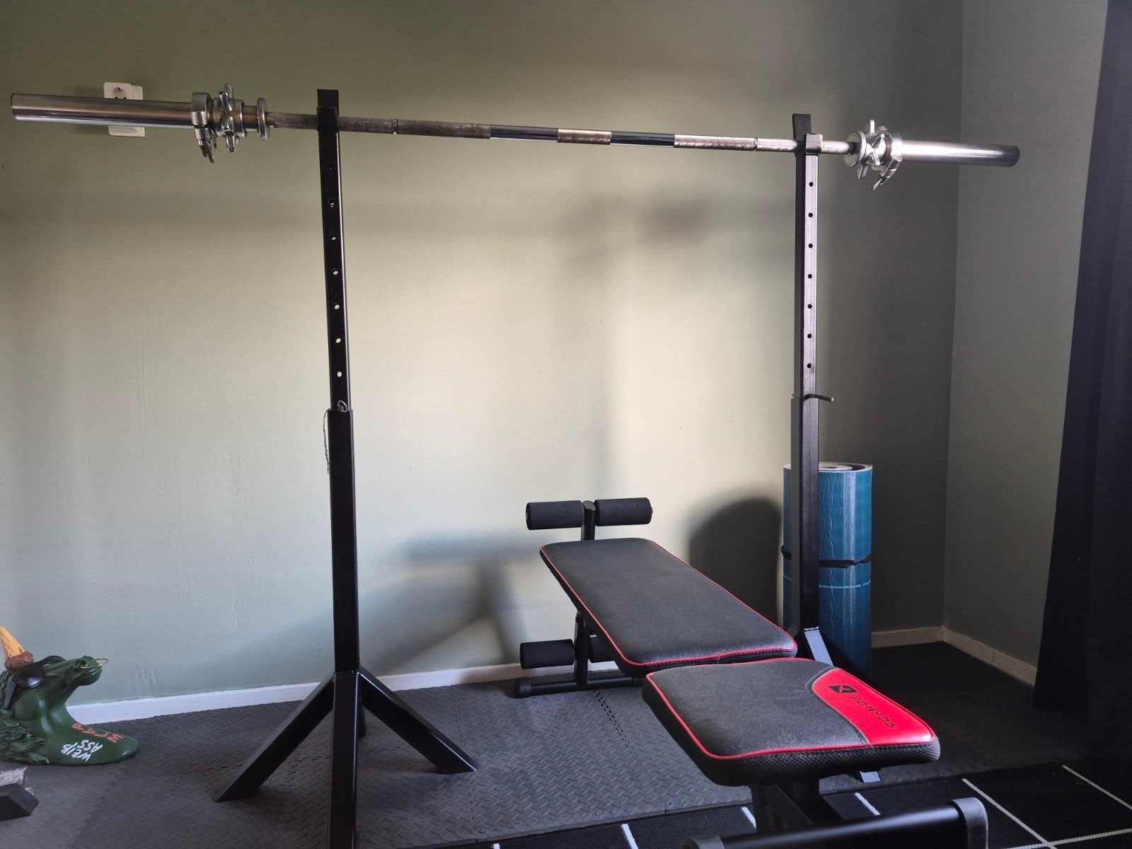 Complete fitness set, Ophalen, Gebruikt, Benen, Halterset