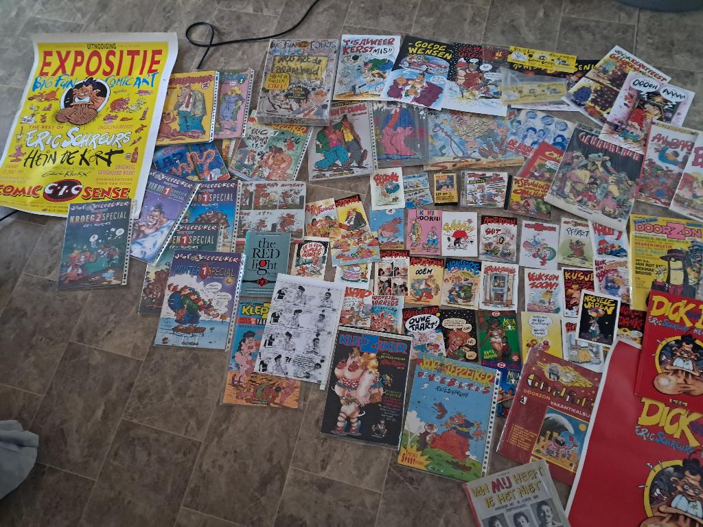 ZEER GROTE VERZAMELING ERIC SCHREURS in 1x175,00, Boeken, Stripboeken, Meerdere stripboeken, Ophalen of Verzenden, Zo goed als nieuw