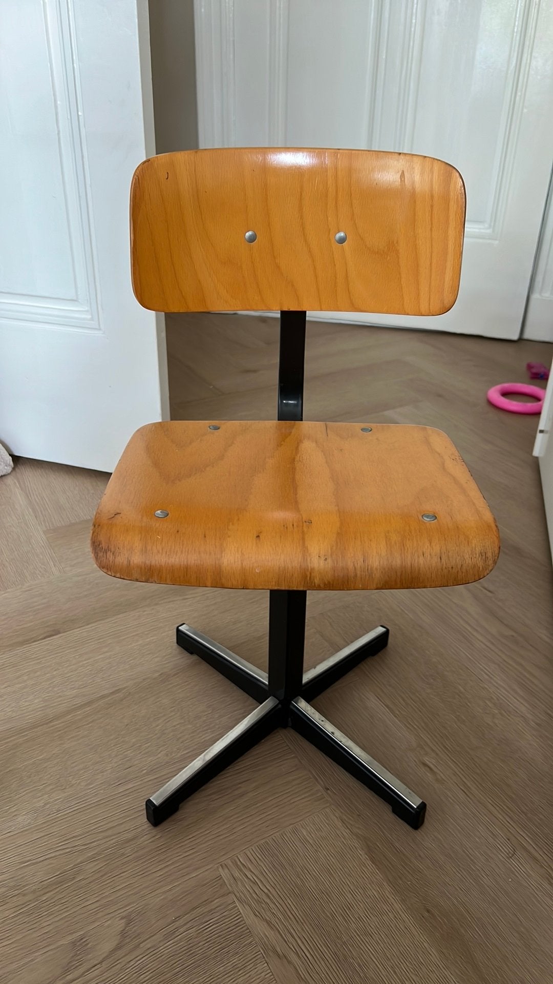 Vintage schoolstoeltje, Ophalen, Gebruikt, Stoel(en)