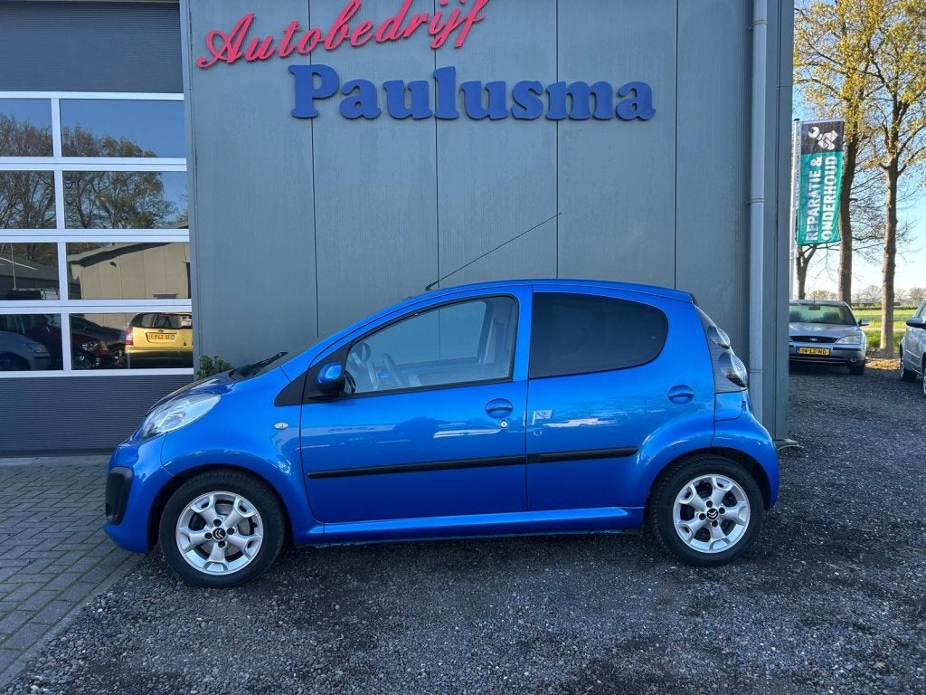Citroën C1 1.0 First Edition Airco|Lm-velgen|Elec-pak, Voorwielaandrijving, Stof, Gebruikt, Zwart