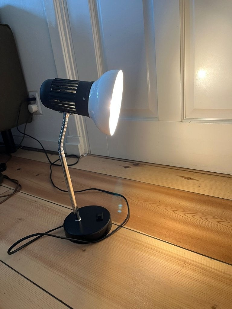 Vintage Massive België design 1980's bureaulamp tafellamp, Ophalen, Gebruikt