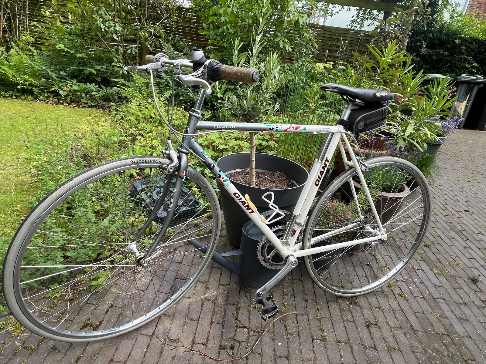 Giant Peloton racefiets 1985- Klassieke stijl, goede staat, Ophalen, 28 inch, Gebruikt, Velgrem