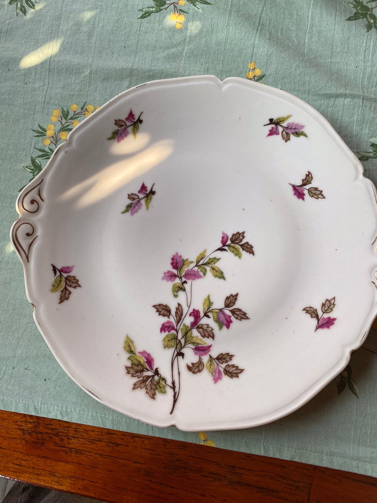 Limoges,Veritable Porcelaine,vintage serveerschaal ,lengte28, Ophalen of Verzenden