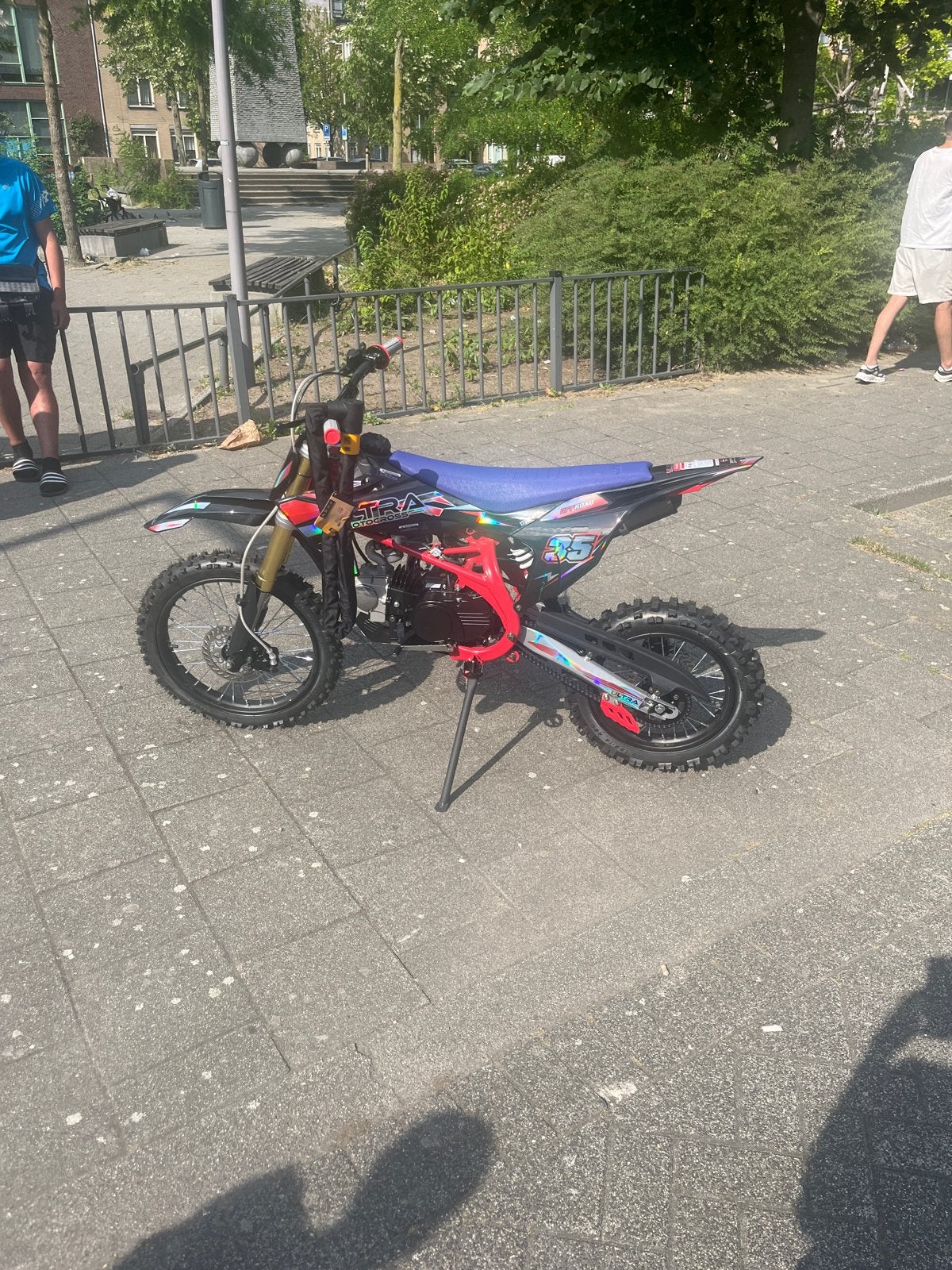 Stoere Pitbike - Klaar voor Avontuur!, Fietsen en Brommers, Minibikes, Midibikes en Pitbikes, Ophalen of Verzenden, Gebruikt, Schijfrem