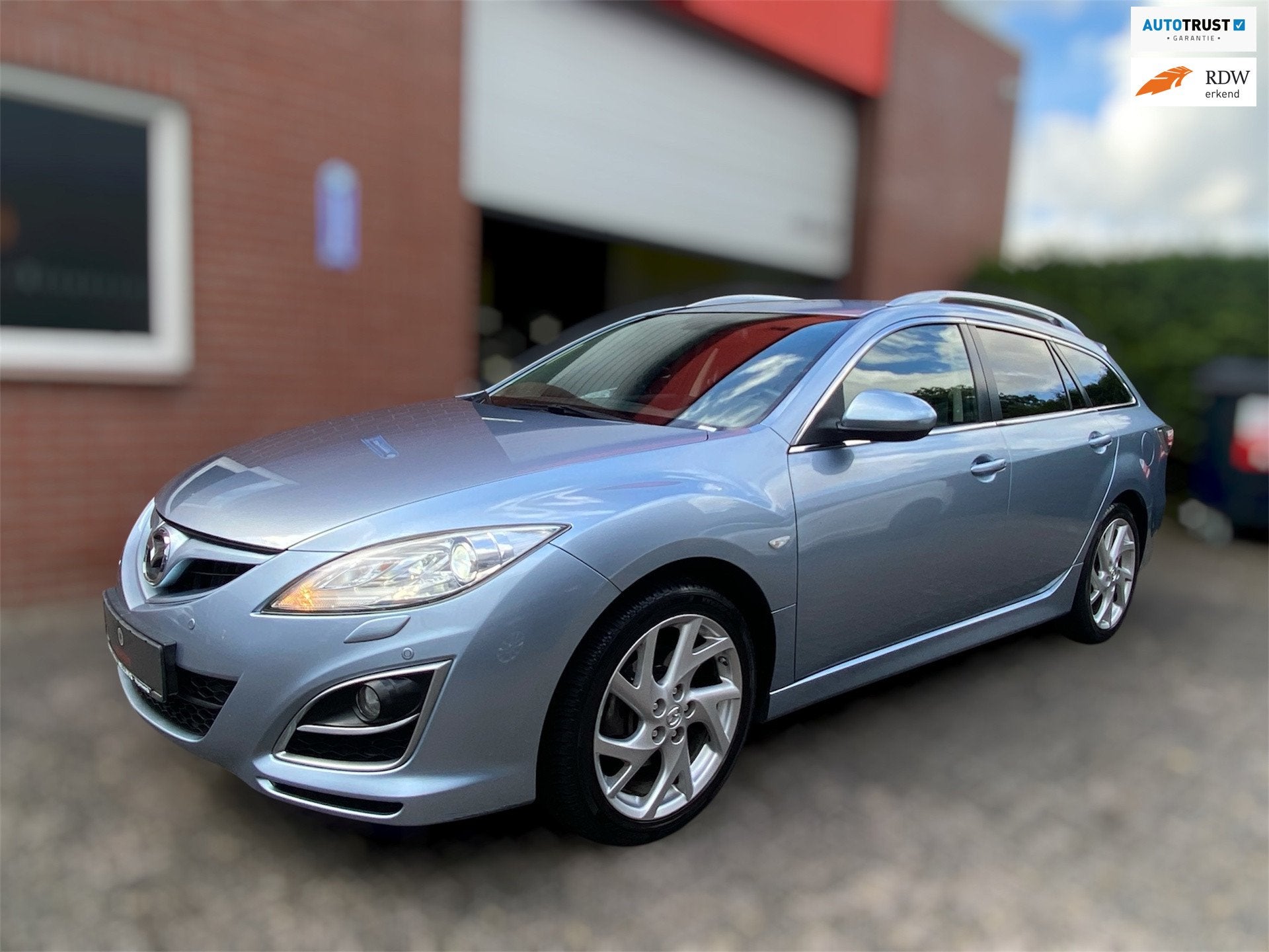 Mazda 6 Sportbreak 2.0 GT-M 155pk/ Vol opties/Trekhaak, Auto's, Voorwielaandrijving, Dealer onderhouden, Gebruikt, Zwart