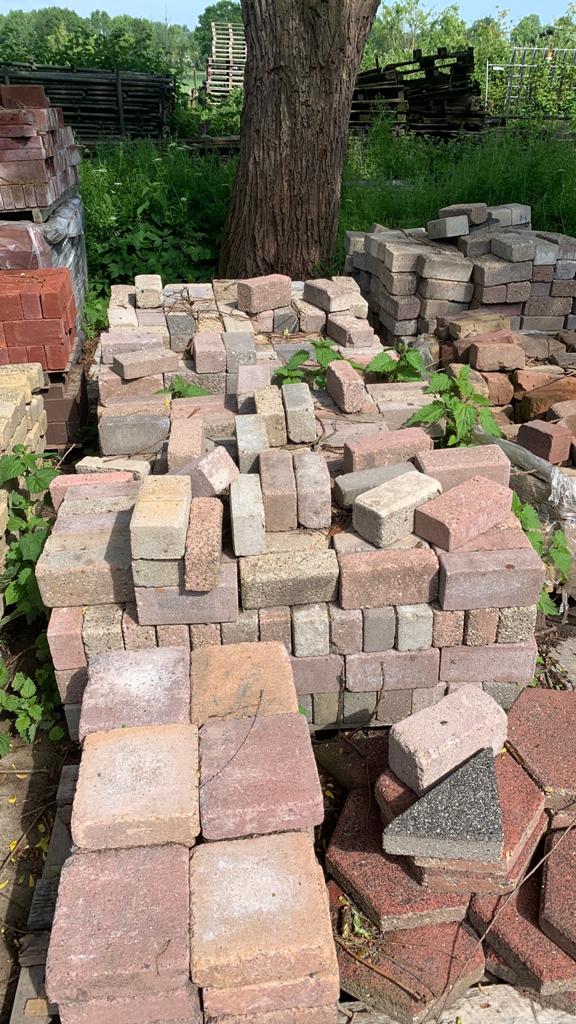 Diverse soorten betonklinkers voor uw tuin of oprit, Ophalen, Gebruikt, Klinkers, 10 m² of meer