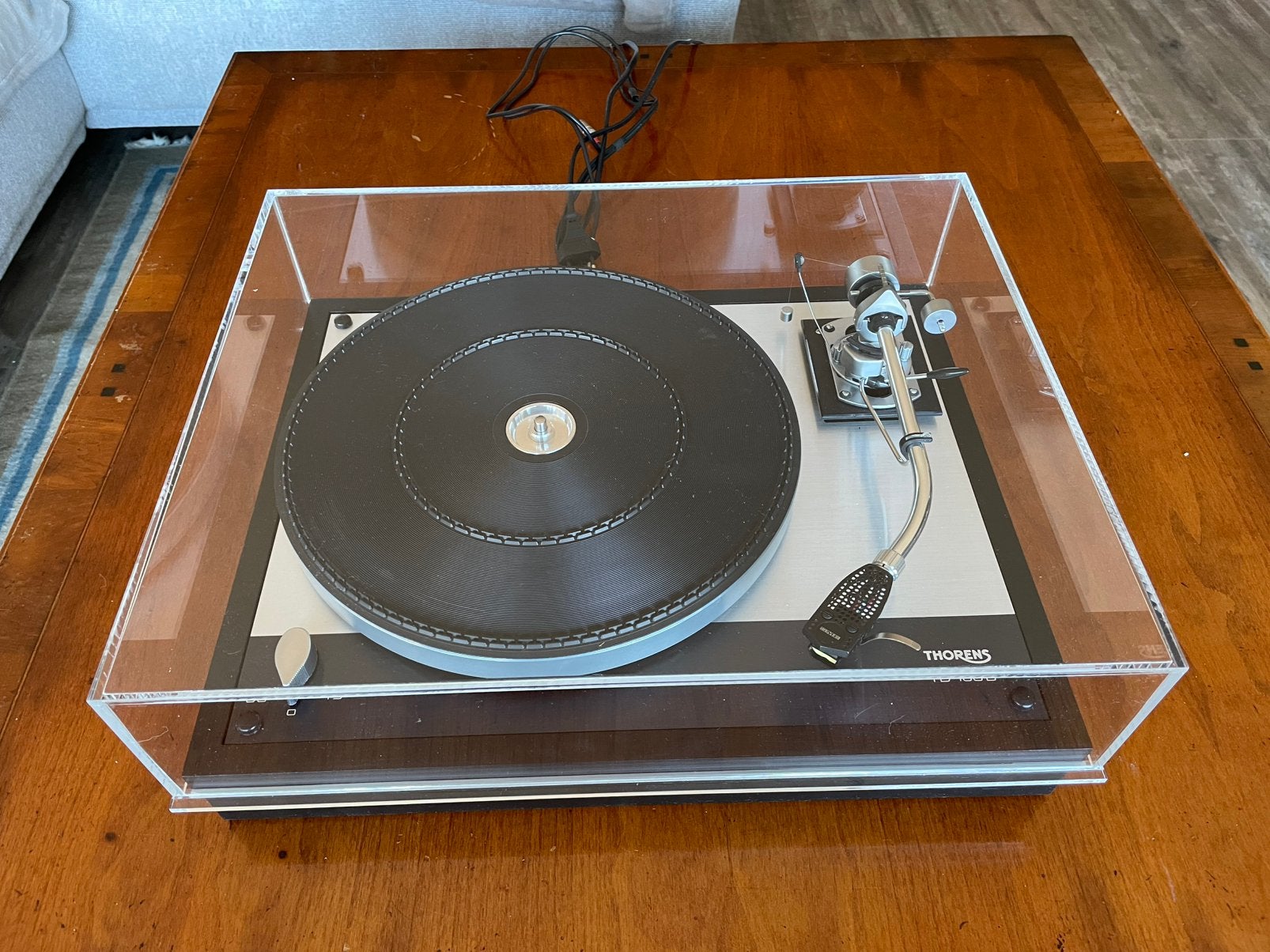 Thorens td160B met sme 3009 imp, Ophalen, Zo goed als nieuw, Platenspeler, Thorens