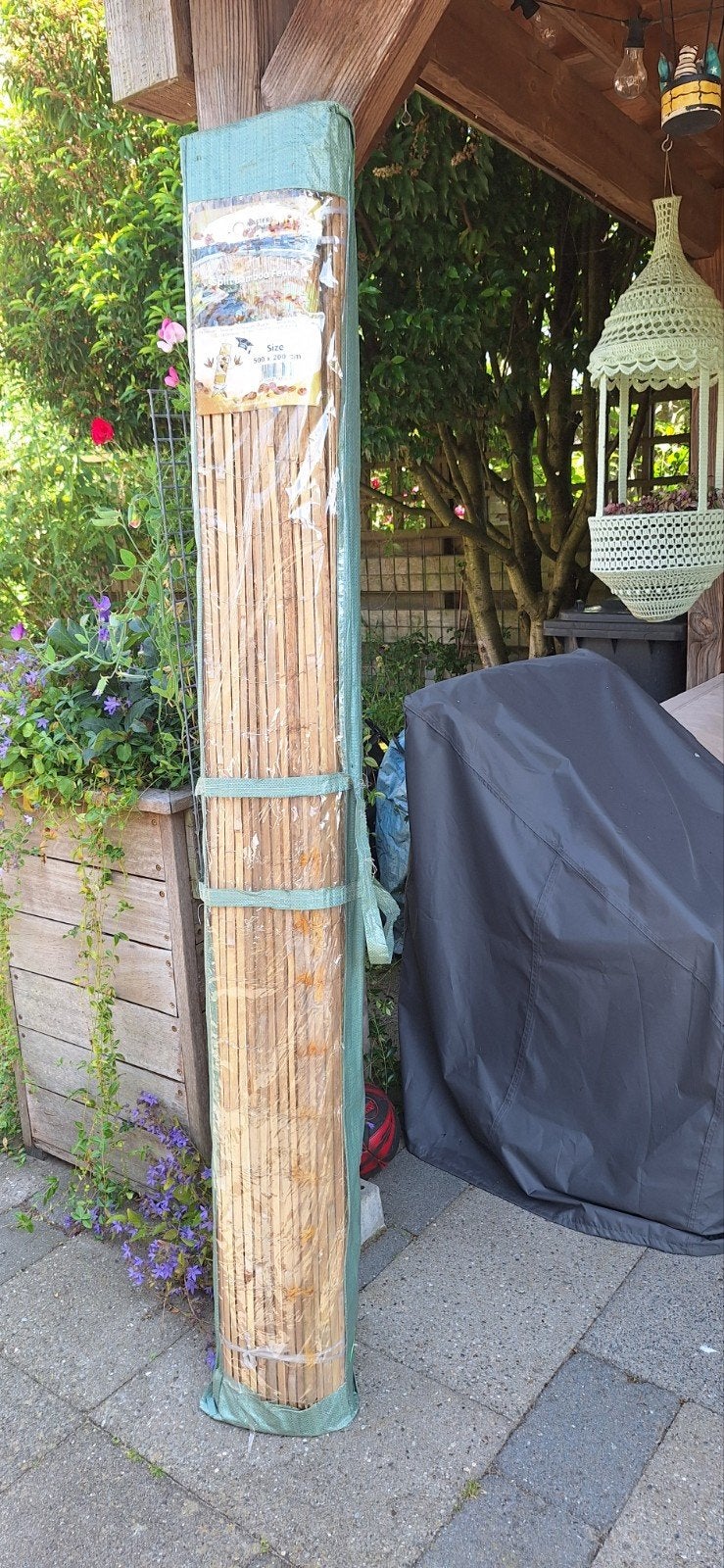 Bamboe split scherm, Ophalen, Overige materialen, Nieuw, 200 cm of meer