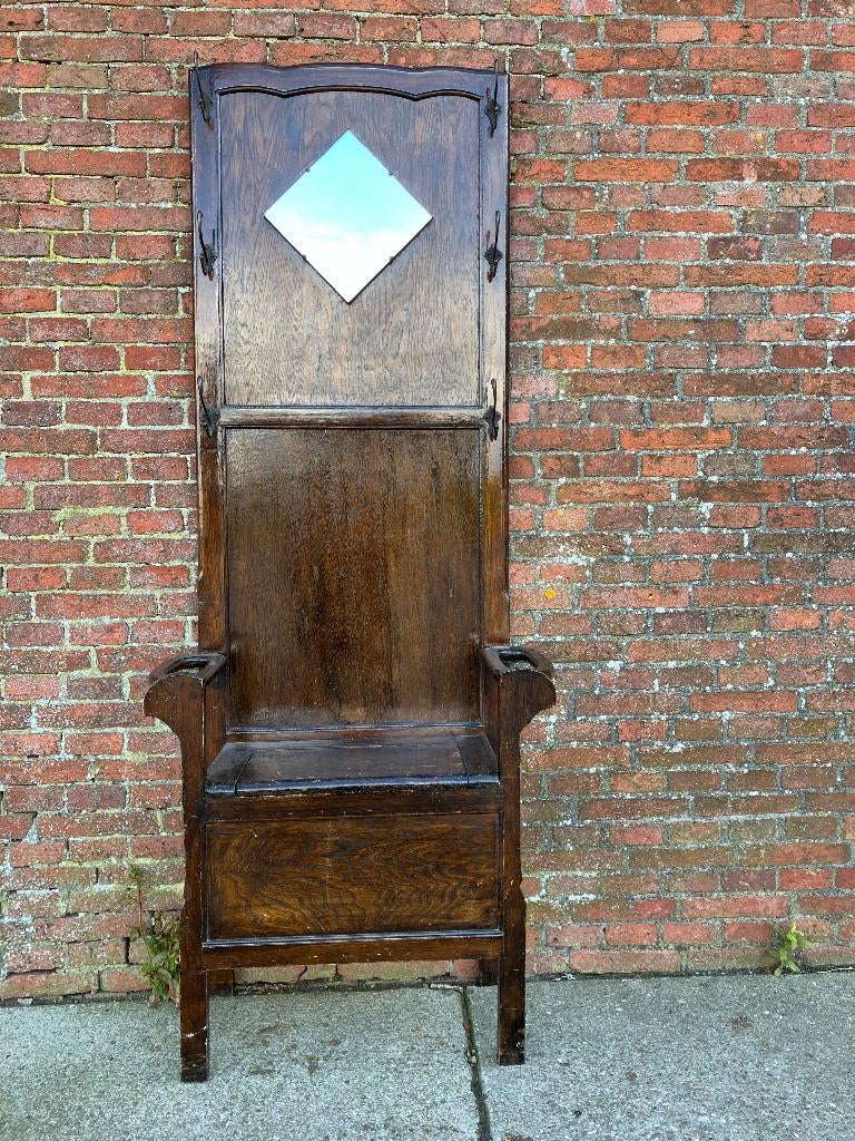 Oude staande kapstok, Huis en Inrichting, Ophalen, Gebruikt, Staande kapstok, 150 tot 200 cm