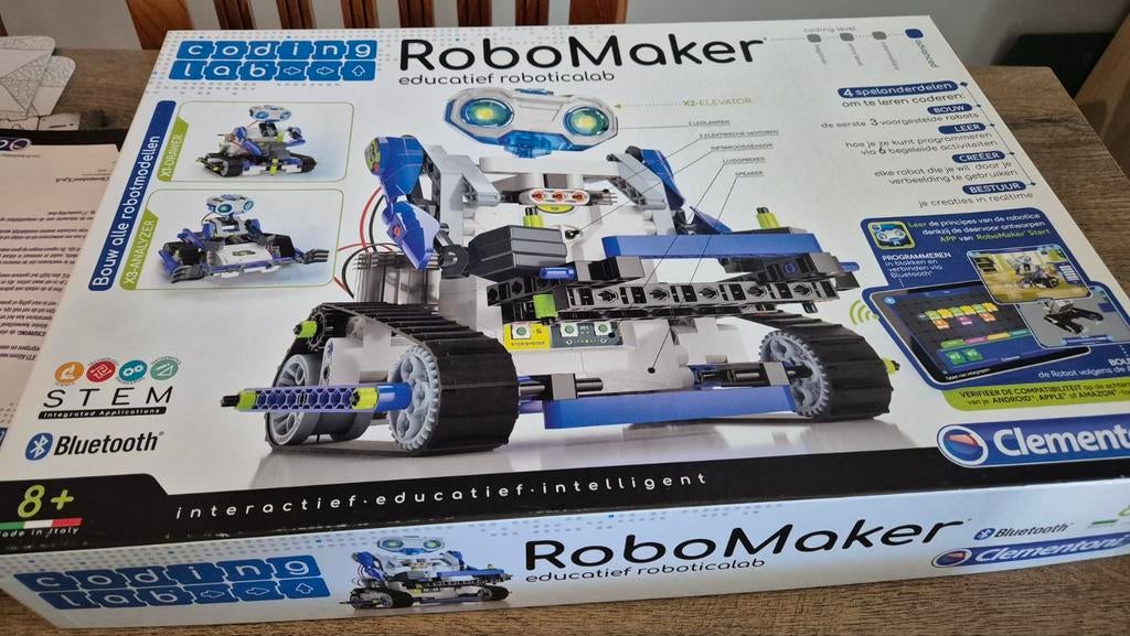 Clementoni RoboMaker Educatief Robotic Lab, Ophalen of Verzenden, Zo goed als nieuw, Bouwen
