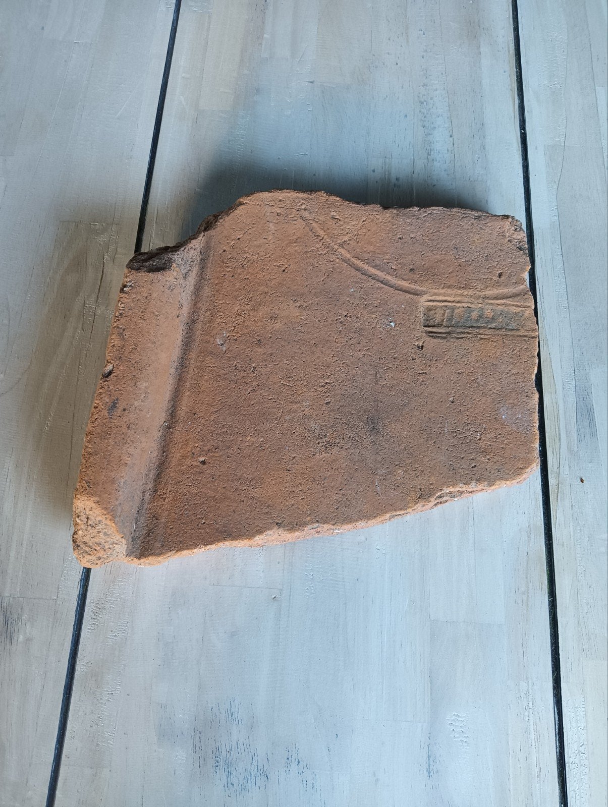 Romeinse tegula met stempel bodemvondst, Ophalen of Verzenden