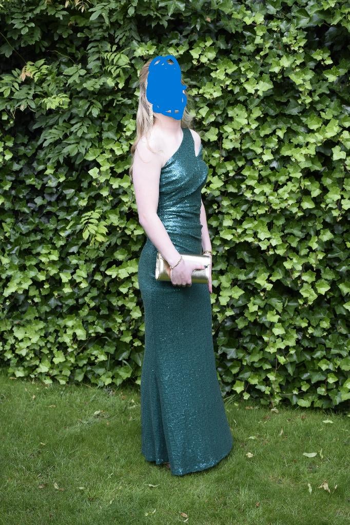 Gala jurk maat 36, Galajurk, Ophalen of Verzenden, Zo goed als nieuw, Groen