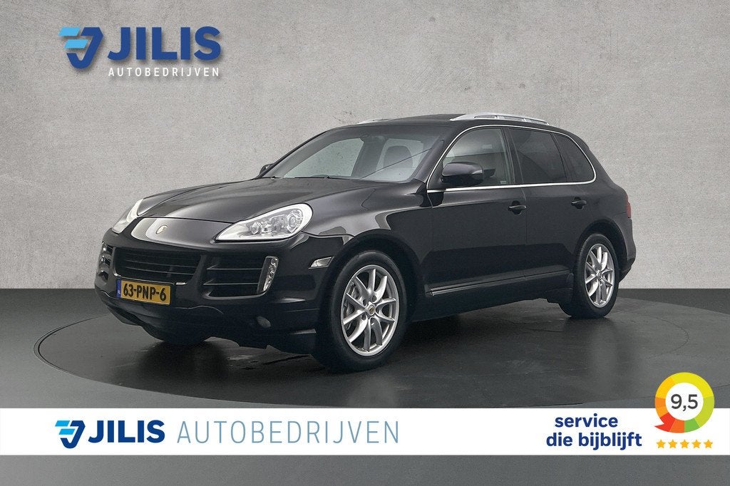 Porsche Cayenne 4.8 S | Trekhaak wegklapbaar | Luchtvering |, Auto's, Automaat, Zwart, Leder, Bedrijf