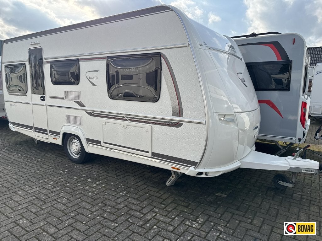Fendt Bianco Selection 465 TG Vloerverwarming/Voortent, Caravans en Kamperen, Caravans, Bedrijf, tot en met 4, 1000 - 1250 kg