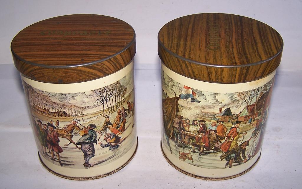2 vintage Coopvaert pijptabak blikken. Igs., Ophalen of Verzenden, Gebruikt, Tabaksdoos of Verpakking