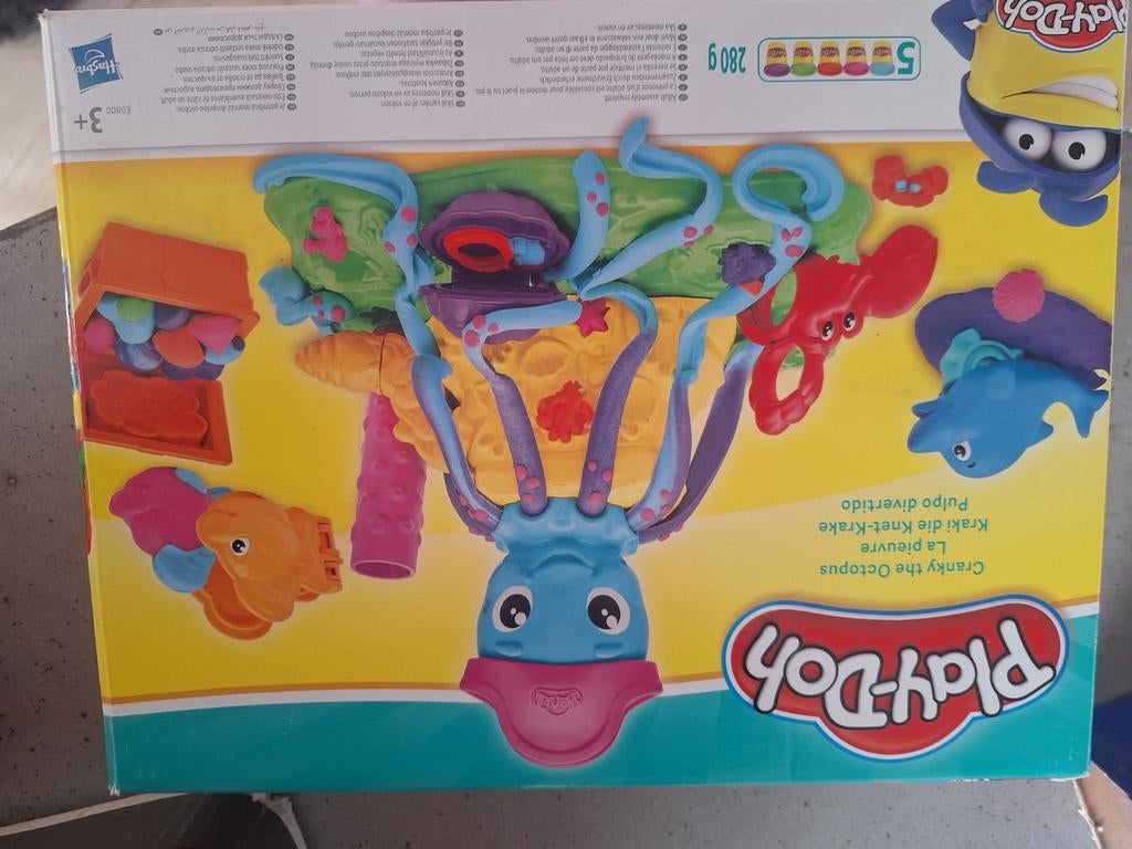 Play-Doh Cranky the Octopus Kneedset, Ophalen of Verzenden, Nieuw, Knutselen