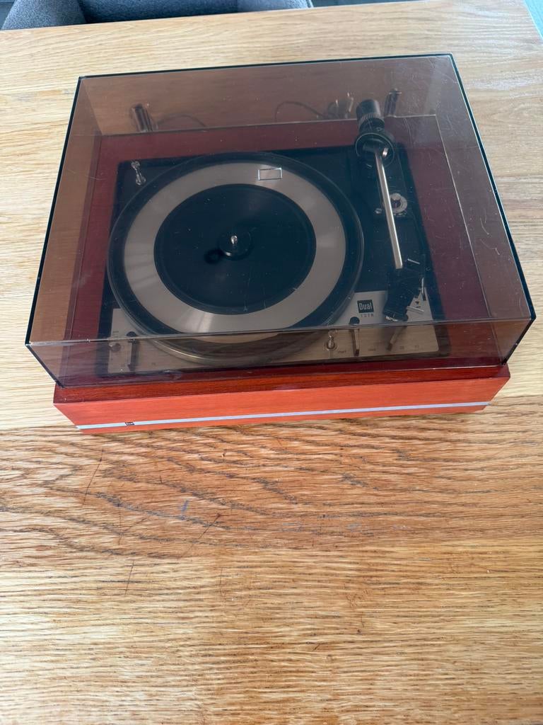 DUAL VOLAUTOMATISCHE PLATENSPELER 1218 - 33-45 EN 78 RPM, Audio, Tv en Foto, Platenspelers, Gebruikt, Platenspeler, Dual, Automatisch