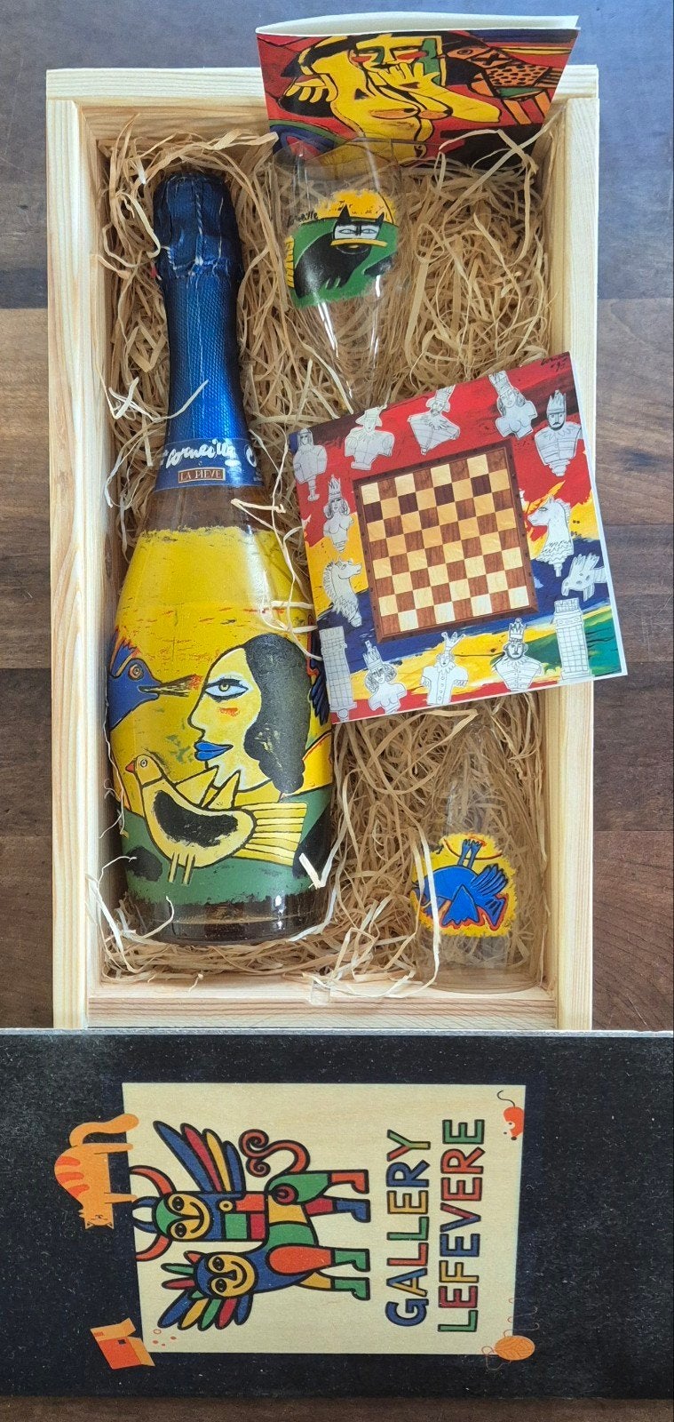 Corneille cadeaupakket: fles,2x flute en 2 kaarten., Ophalen of Verzenden, Nieuw
