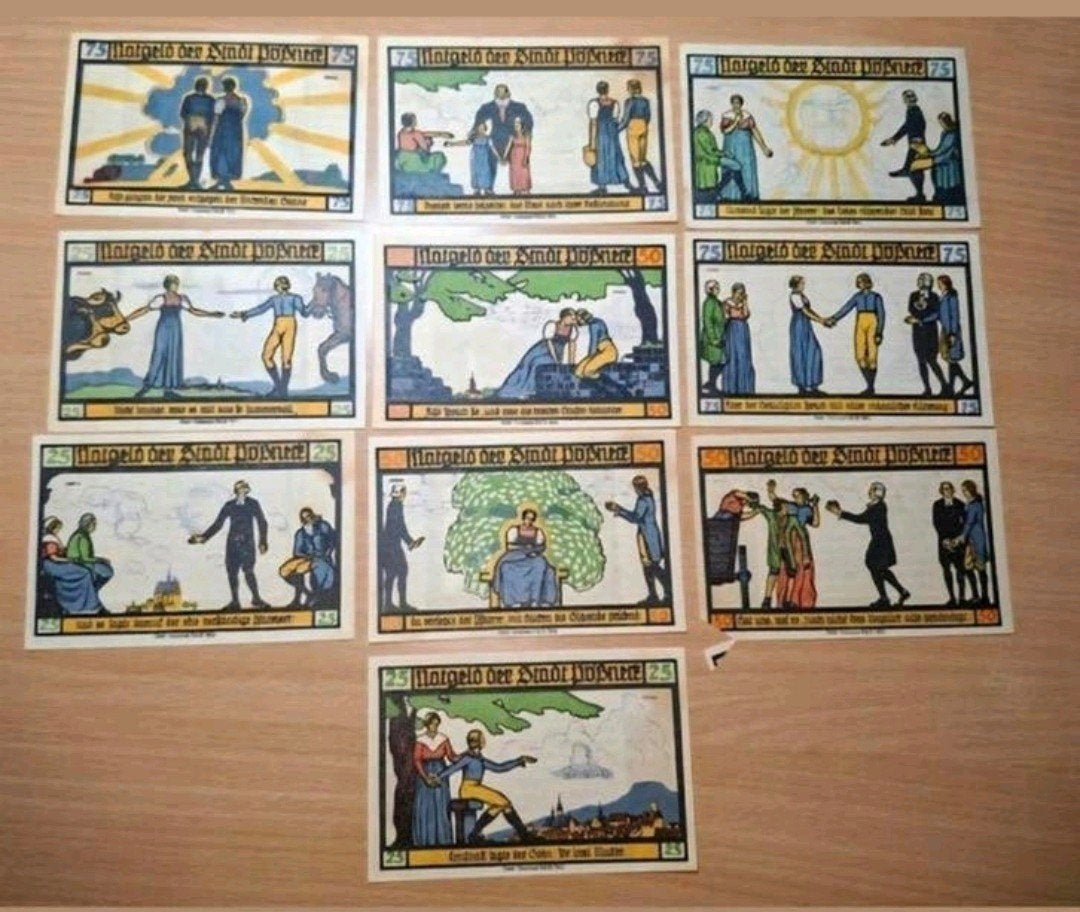Duits Notgeld Pössneck Noodgeld, Postzegels en Munten, Ophalen of Verzenden, Duitsland