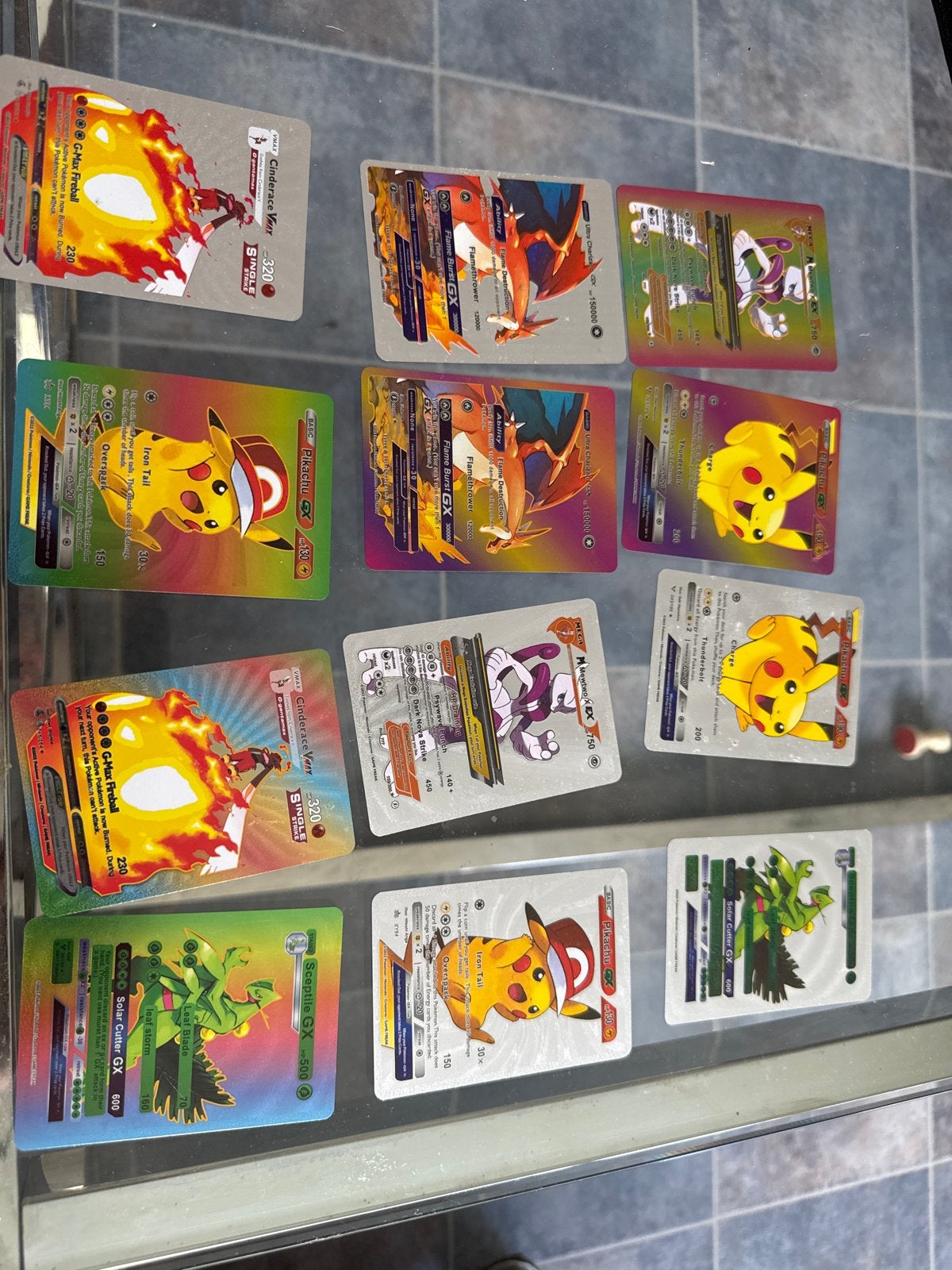 Pokémon Kaarten Collectie - Diverse GX, VMAX, Foil, Ophalen of Verzenden, Gebruikt, Meerdere kaarten, Foil