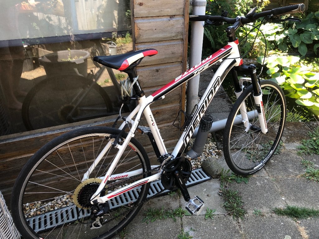 Merida mountenbike 100 TFS (46 ) 28inch, Ophalen, Zo goed als nieuw, Heren, Velgrem