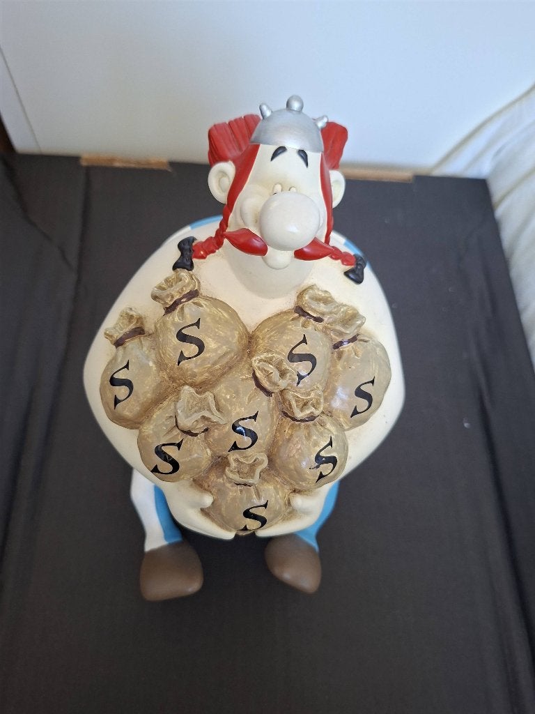 Obelix spaarpot, Ophalen of Verzenden, Overige figuren, Zo goed als nieuw, Beeldje of Figuurtje