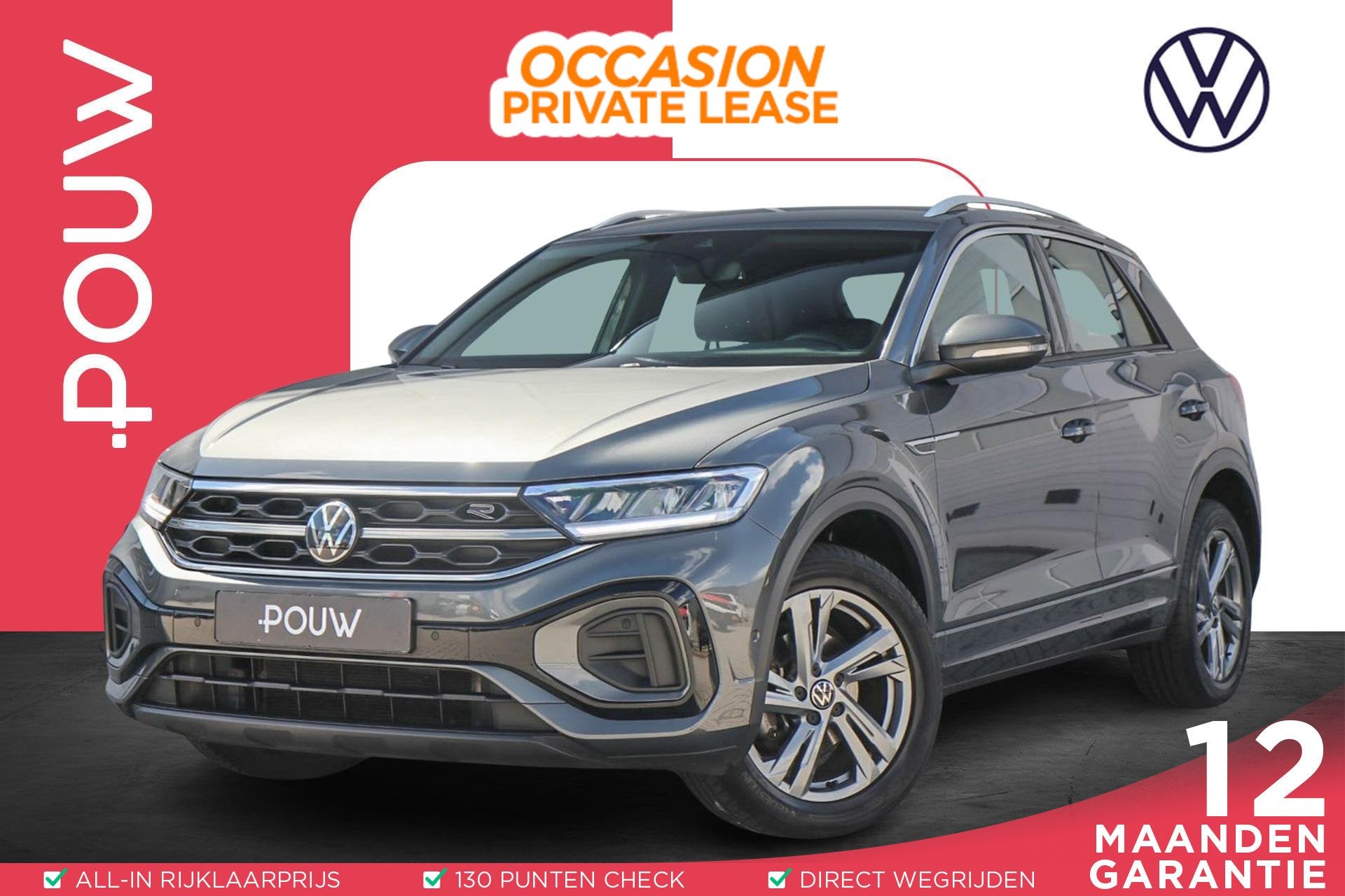 Volkswagen T-Roc 1.0 TSI 110pk R-Line | App Connect | Achter