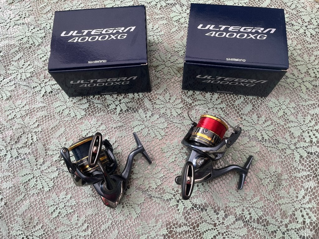 adv 930 / ZGAN 2 x SHIMANO ULTREGA 4000 molens, Watersport en Boten, Hengelsport | Algemeen, Ophalen of Verzenden, Nieuw, Molen